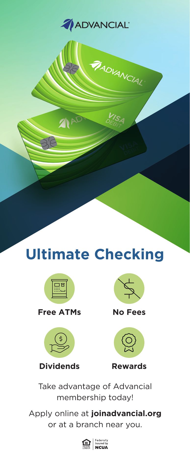 Pull-up banner: Ultimate Checking