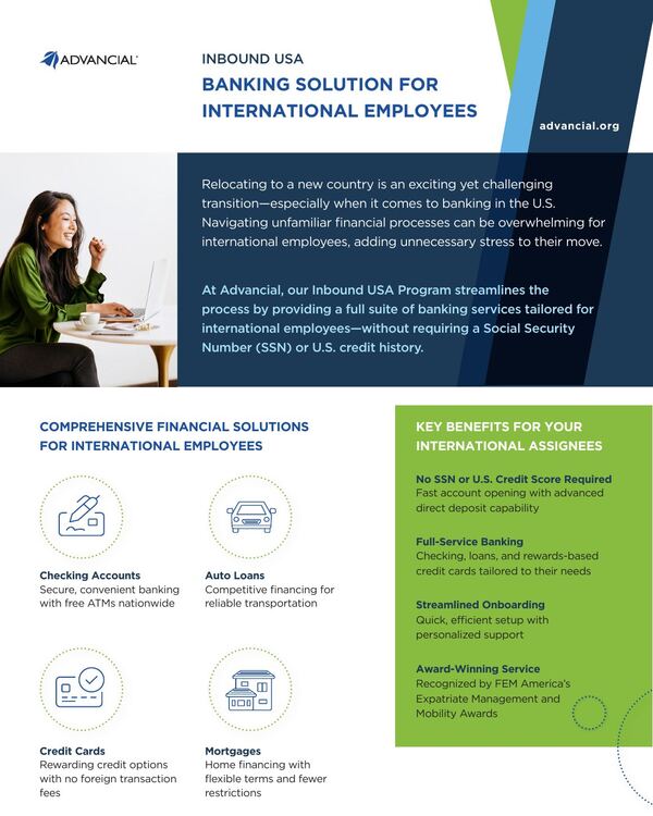 Partner flyer for international employees