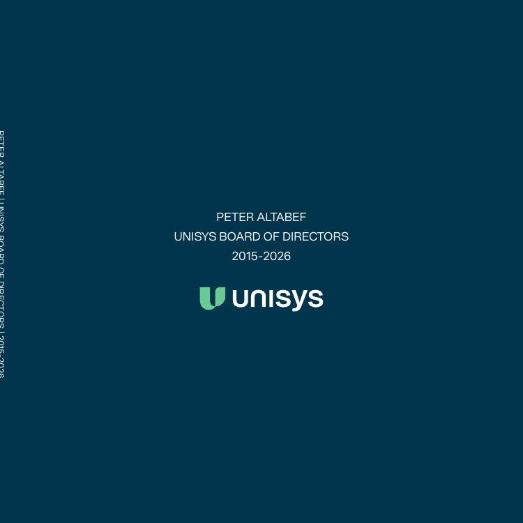 Cover of Unisys tribute book